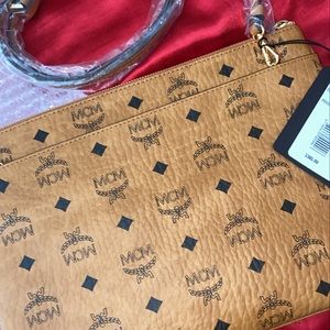 MCM Visetos Original Pouch Medium